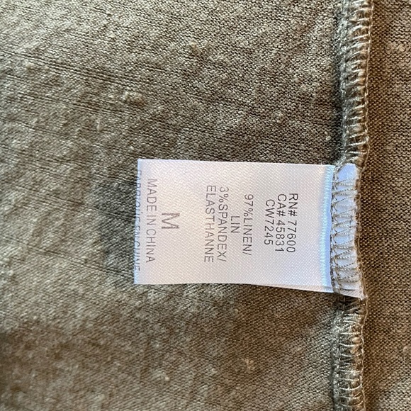 Chaser army green braided back t-shirt - Picture 2 of 5